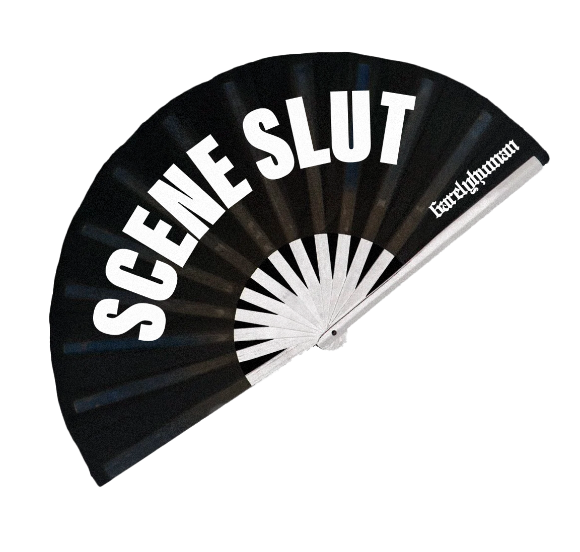 "Scene Sl*t" Hand Fan